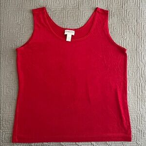 Chico's Vibrant Red Tank Top
